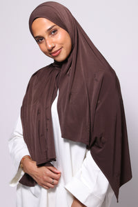 Jersey strass qamar - choco